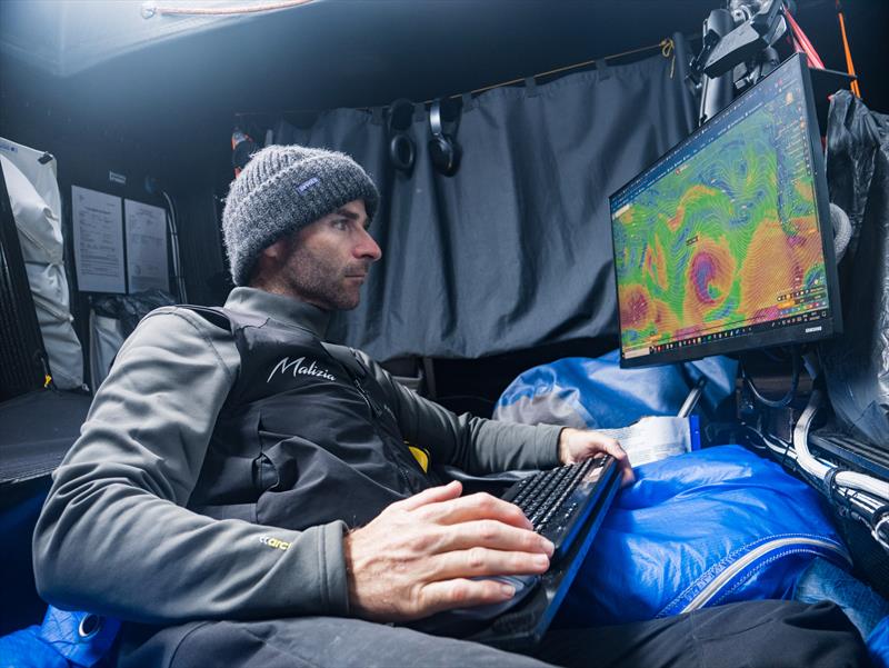 The Ocean Race 2022-23 Leg 3 onboard Team Malizia photo copyright Antoine Auriol / Team Malizia / The Ocean Race  taken at  and featuring the IMOCA class