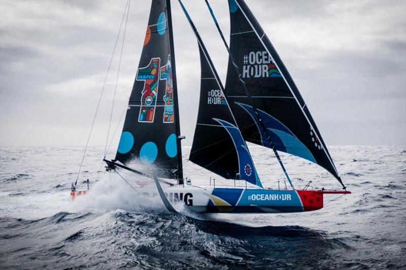 The Ocean Race 2022-23, Leg 3 onboard 11th Hour Racing Team photo copyright Amory Ross / 11th Hour Racing / The Ocean Race taken at  and featuring the IMOCA class