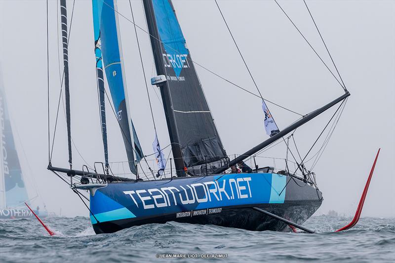 Justine Mettraux - Vendée Globe photo copyright Jean-Marie Liot / Défi Azimut taken at  and featuring the IMOCA class