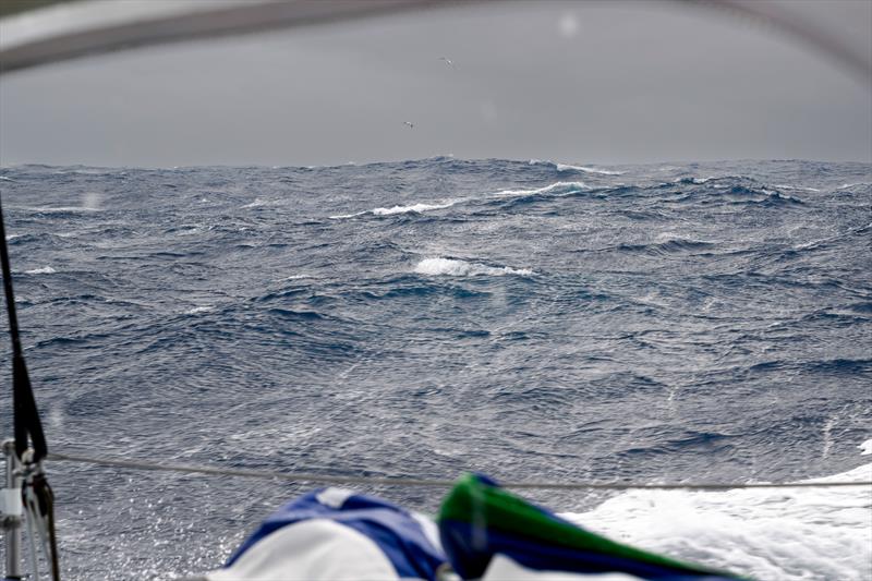 The Ocean Race 2022-23 Leg 3 Day 27 onboard Biotherm. Southern Ocean view from the cockpit photo copyright Ronan Gladu / Biotherm / The Ocean Race taken at  and featuring the IMOCA class