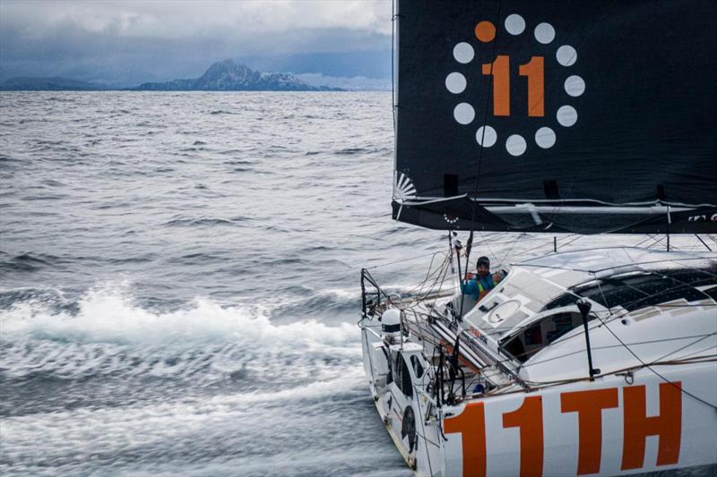 11th Hour Racing Team rounding Cape Horn - The Ocean Race Leg 3, day 30 photo copyright Amory Ross / 11th Hour Racing / The Ocean Race taken at  and featuring the IMOCA class