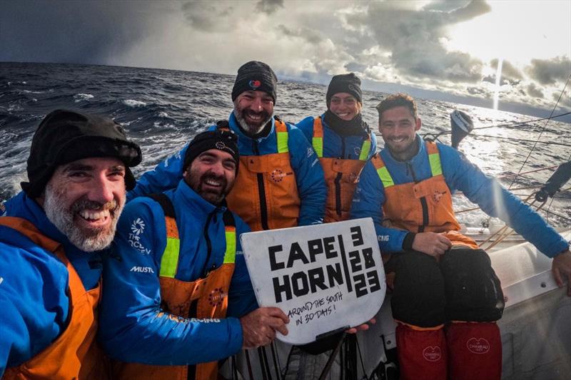 11th Hour Racing Team rounding Cape Horn - The Ocean Race Leg 3, day 30 - photo © Amory Ross / 11th Hour Racing / The Ocean Race