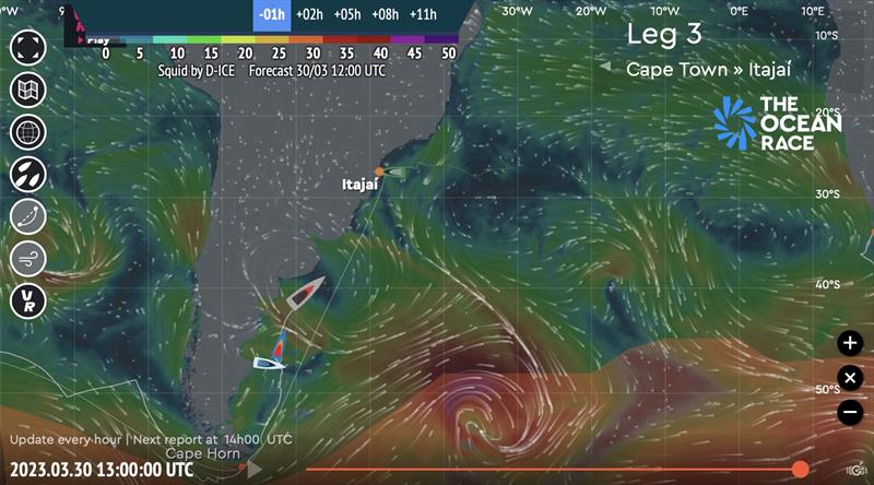 The Ocean Race tracker photo copyright The Ocean Race taken at  and featuring the IMOCA class