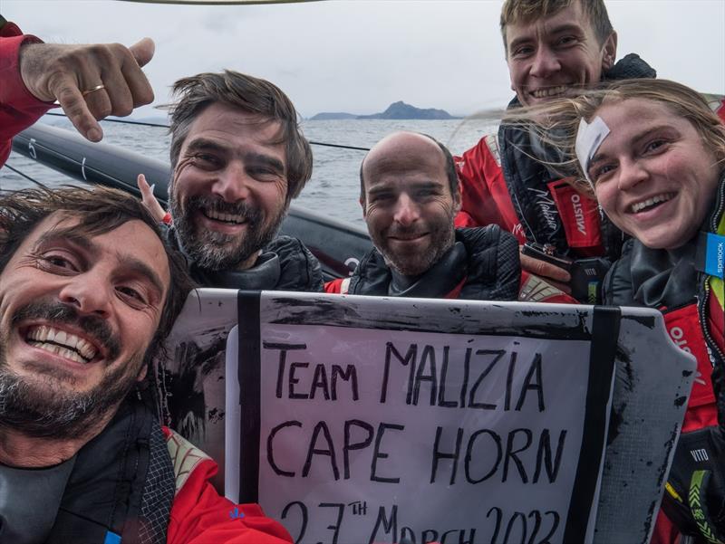 The Ocean Race - Team Malizia crossing Cape Horn photo copyright Antoine Auriol / Team Malizia / The Ocean Race taken at  and featuring the IMOCA class