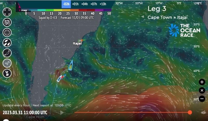 The Ocean Race tracker - photo © The Ocean Race