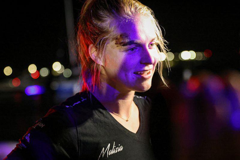 Rosalin Kuiper still showing signs of a bad head injury, as Team Malizia wins leg 3 of The Ocean Race 2022-23 - photo © Sailing Energy / The Ocean Race