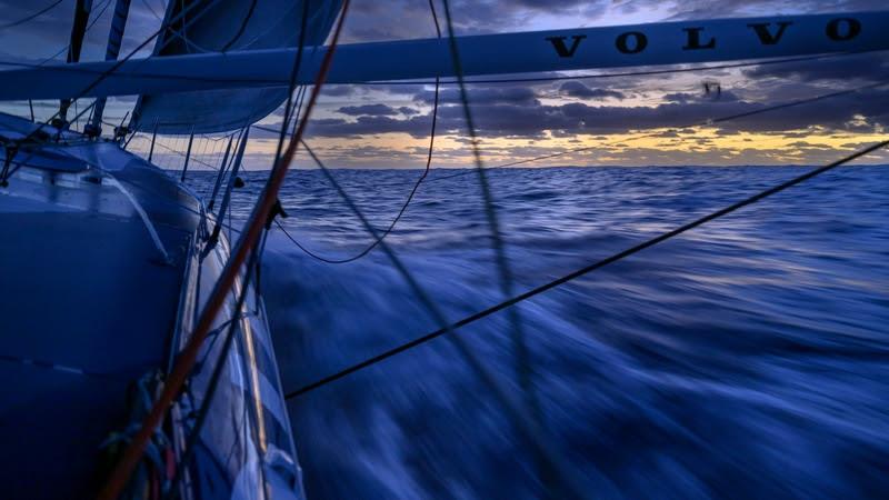The Ocean Race 2022-23 - 3 April 2023, Leg 3 Day 36 onboard Biotherm. Last sunsets of Leg 3 photo copyright Ronan Gladu / Biotherm / The Ocean Race taken at  and featuring the IMOCA class