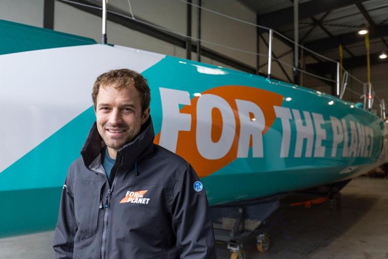 Britain's Sam Goodchild will hook up with Thomas Ruyant in their joint two-boat ‘For People and Planet' campaign, backed by their respective sponsors Advens and Leyton - photo © Pierre Bouras