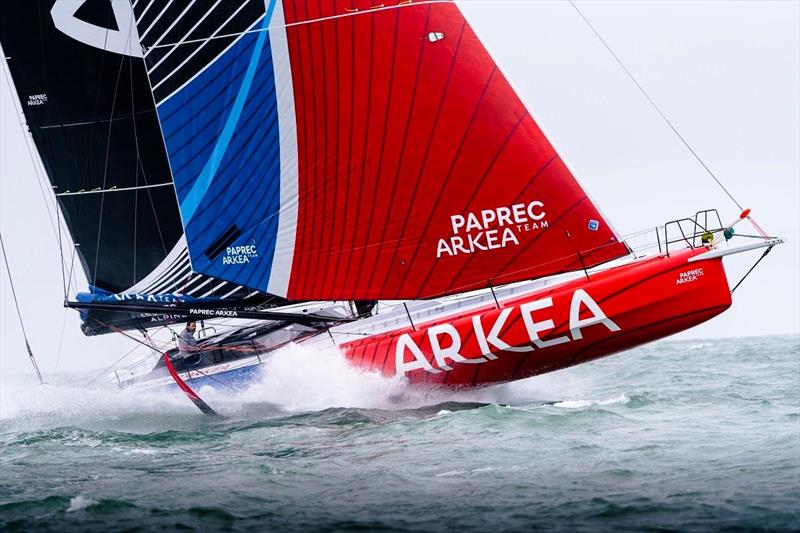 Yoann Richomme's Paprec Arkéa was launched in February - photo © Polaryse / Paprec Arkea