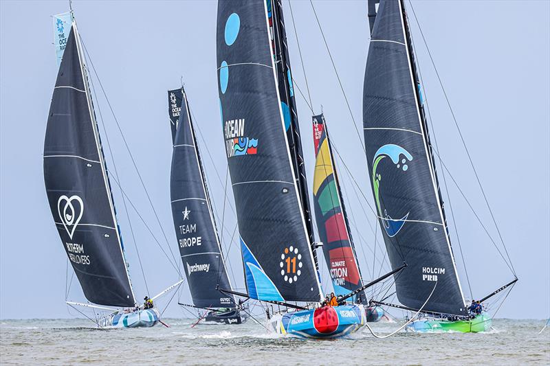 The Ocean Race 2022-23 - 21 April 2023. 11th Hour Racing wins the In-Port race in Itajaí photo copyright Sailing Energy / The Ocean Race taken at  and featuring the IMOCA class