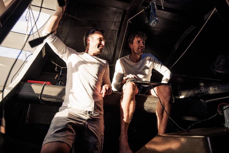 Team Biotherm photo copyright Anne Beaugé / Biotherm taken at  and featuring the IMOCA class