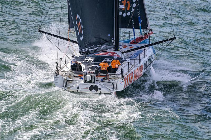 11th Hour Racing Team - The Ocean Race 2022-23: Start of Leg 4 in Itajaí, Brazil photo copyright Sailing Energy / The Ocean Race taken at  and featuring the IMOCA class