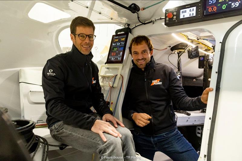 The two designated co-skippers of For People And Planet - photo © Pierre Bouras / TR Racing
