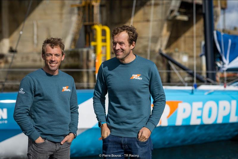 The two designated co-skippers of For People And Planet - photo © Pierre Bouras / TR Racing