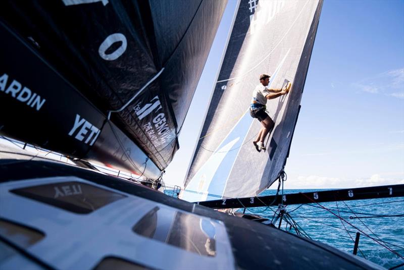 11th Hour Racing Team - The Ocean Race photo copyright Amory Ross / 11th Hour Racing / The Ocean Race taken at  and featuring the IMOCA class