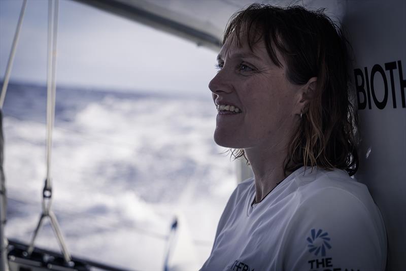The Ocean Race 2022-23 - 30 April , Leg 4 Day 7 onboard Biotherm. Marie Riou - photo © Anne Beauge / Biotherm / The Ocean Race