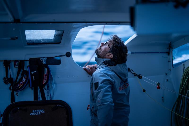 Guyader Bermudes 1000 Race photo copyright Yann Riou / polaRYSE / Paprec Arkéa taken at  and featuring the IMOCA class