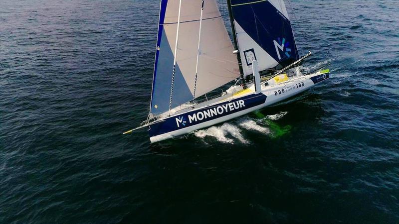 Guyader Bermudes 1000 Race photo copyright Lou-Kevin Roquais / Monnoyeur - Duo For a Job taken at  and featuring the IMOCA class