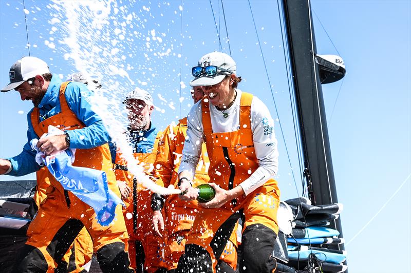 11th Hour Racing Team Leg 4 winners. Newport RI photo copyright Sailing Energy / The Ocean Race taken at  and featuring the IMOCA class