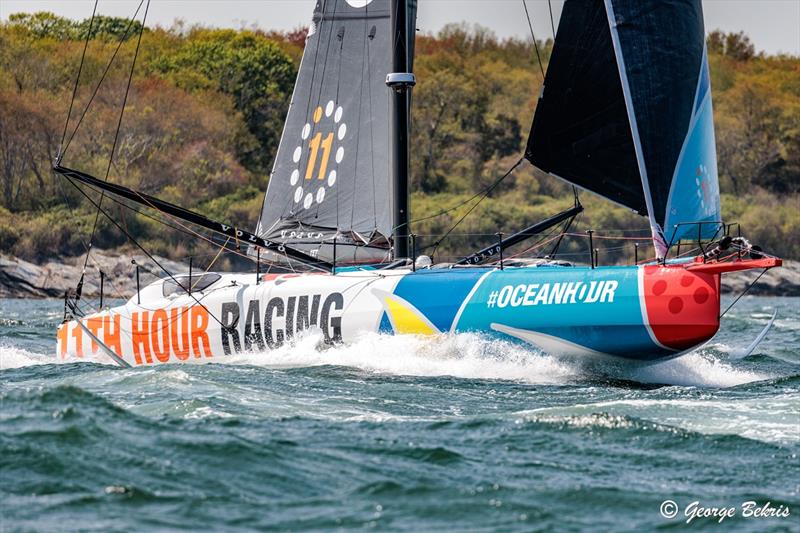 The Ocean Race 2022-23 Leg 4 finish in Newport, Rhode Island, USA photo copyright George Bekris / www.georgebekris.com taken at  and featuring the IMOCA class