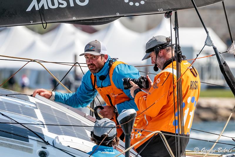 The Ocean Race 2022-23 Leg 4 finish in Newport, Rhode Island, USA photo copyright George Bekris / www.georgebekris.com taken at  and featuring the IMOCA class