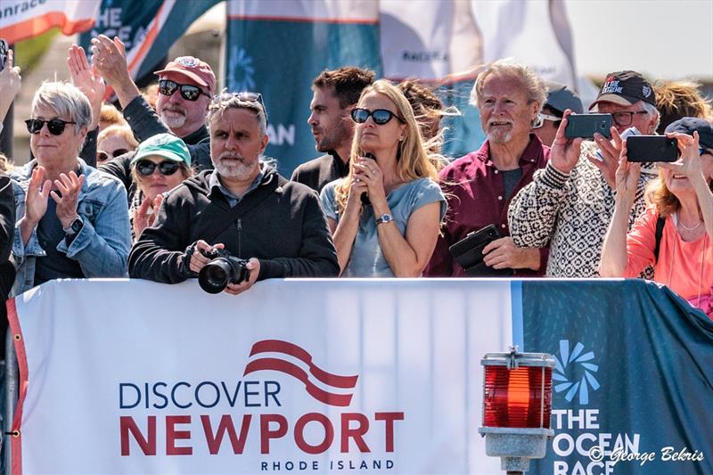 The Ocean Race 2022-23 Leg 4 finish in Newport, Rhode Island, USA photo copyright George Bekris / www.georgebekris.com taken at  and featuring the IMOCA class