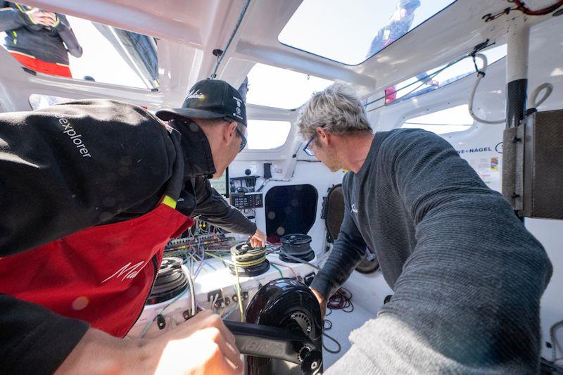 Co-skippers Will Harris and Yann Eliès onboard Malizia - Seaexplorer  - photo © Ricardo Pinto / Team Malizia