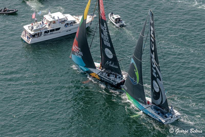 The Ocean Race 2022-23 In-Port Race in Newport and Leg 5 Start photo copyright George Bekris / www.georgebekris.com taken at  and featuring the IMOCA class