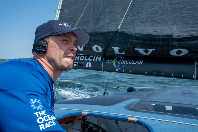 The Ocean Race 2022-23 - 21 May 2023, Leg 5 onboard Team Holcim - PRB. “Not a ideal start but long way to go” says skipper Kevin Escoffier - photo © Yann Riou | polaRYSE / Holcim - PRB / The Ocean Race