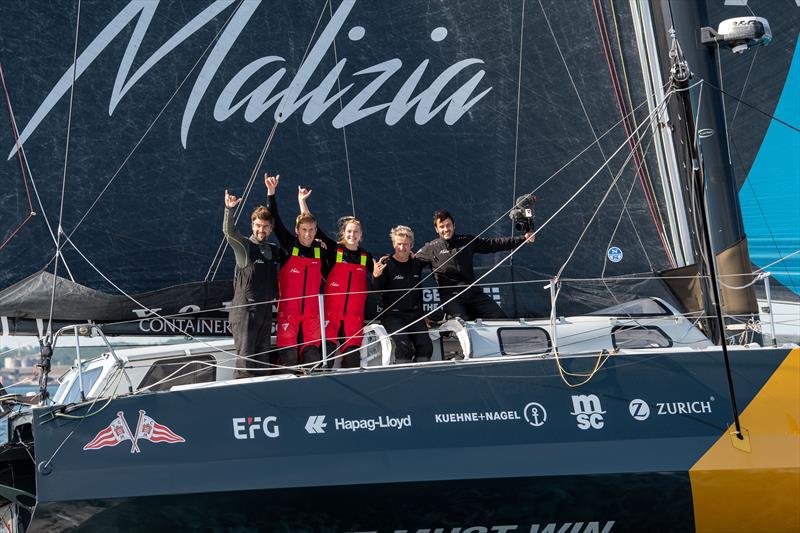 Team Malizia finishes Leg 5 of the The Ocean Race 2022-23 in Aarhus photo copyright Sailing Energy / The Ocean Race taken at  and featuring the IMOCA class