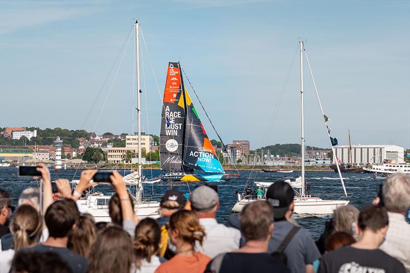 Malizia - Seaexplorer was welcomed by a huge amount of fans - The Ocean Race - photo © Moritz Becker / Team Malizia