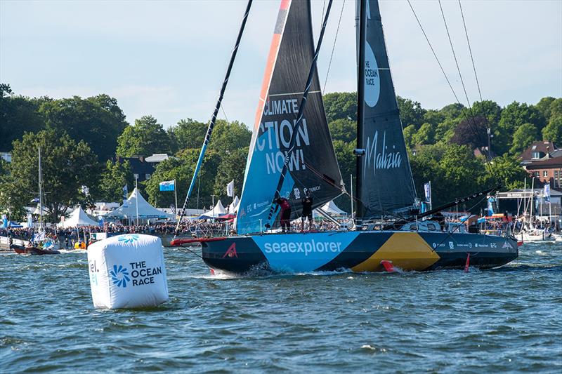 Team Malizia rounding the mark in Kiel - The Ocean Race - photo © Ricardo Pinto / Team Malizia