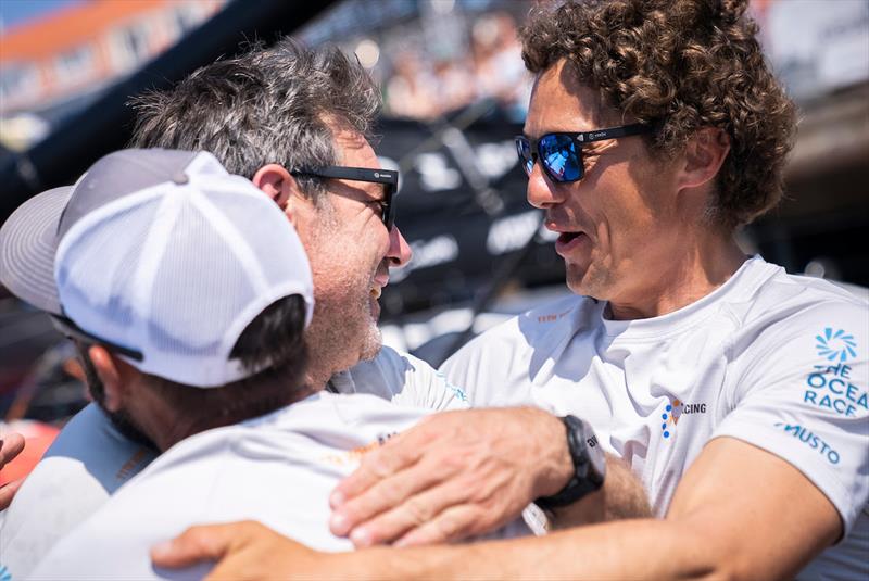 The Ocean Race 2022-23 - Leg 6, June 11. The 11th Hour Racing Team arrives at the dock after winning Leg 6 into The Hague - photo © Amory Ross / 11th Hour Racing / The Ocean Race