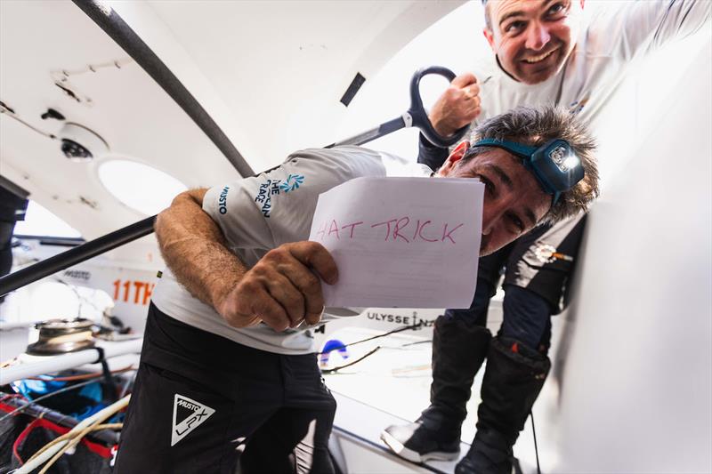 11th Hour Racing Team winning Leg 6 in The Hague - photo © Harry KH / 11th Hour Racing / The Ocean Race
