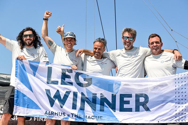 11th Hour Racing Team winning Leg 6 in The Hague - photo © Amory Ross / 11th Hour Racing / The Ocean Race