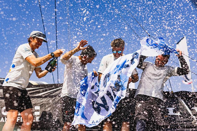 11th Hour Racing Team winning Leg 6 in The Hague - photo © Amory Ross / 11th Hour Racing / The Ocean Race