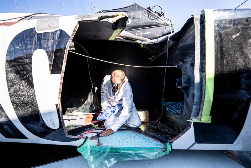 11th Hour Racing Team - The Ocean Race photo copyright Pierre Bouras / 11th Hour Racing / The Ocean Race taken at  and featuring the IMOCA class