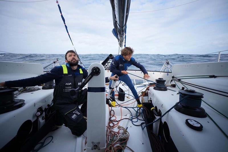 Benjamin Ferré and Pierre Leroy photo copyright Lou-Kevin Roquais taken at  and featuring the IMOCA class