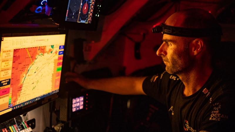 The Ocean Race 2022-23 - 23 June 2023, Leg 7, Day 8 onboard Team Malizia. Nicolas Lunven photo copyright Antoine Auriol / Team Malizia / The Ocean Race taken at  and featuring the IMOCA class