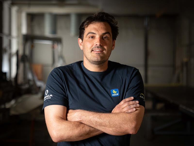 Guillaume Combescure, technical manager photo copyright Maxime Horlaville / disobey / Macif taken at  and featuring the IMOCA class