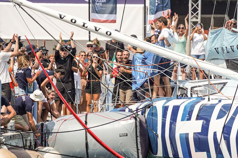 The Ocean Race 2022-23 - 27 June 2023. Biotherm arriving to Genova photo copyright Sailing Energy / The Ocean Race taken at  and featuring the IMOCA class
