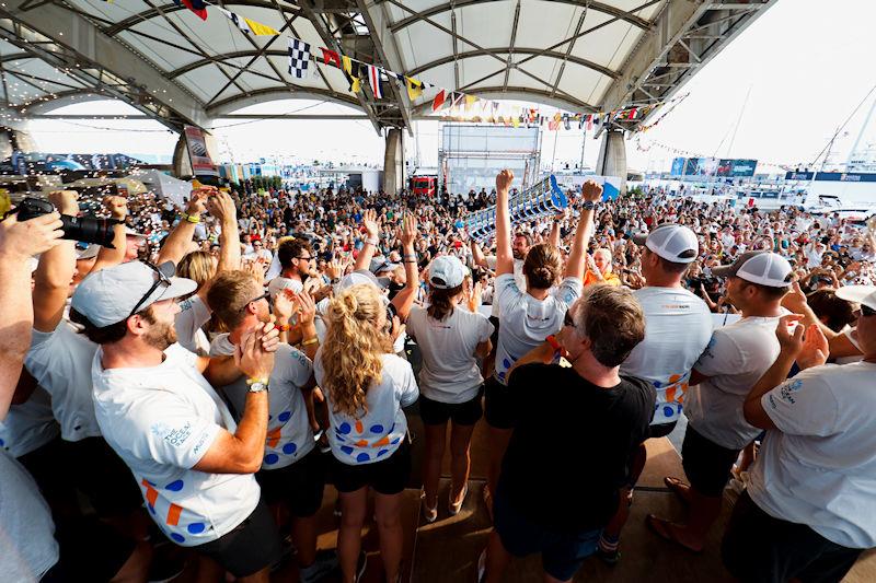 The Ocean Race 2022-23 - 29 June 2023. 11th Hour Racing Team, winners of The Ocean Race 2022-23 photo copyright Brian Carlin / The Ocean Race  taken at  and featuring the IMOCA class