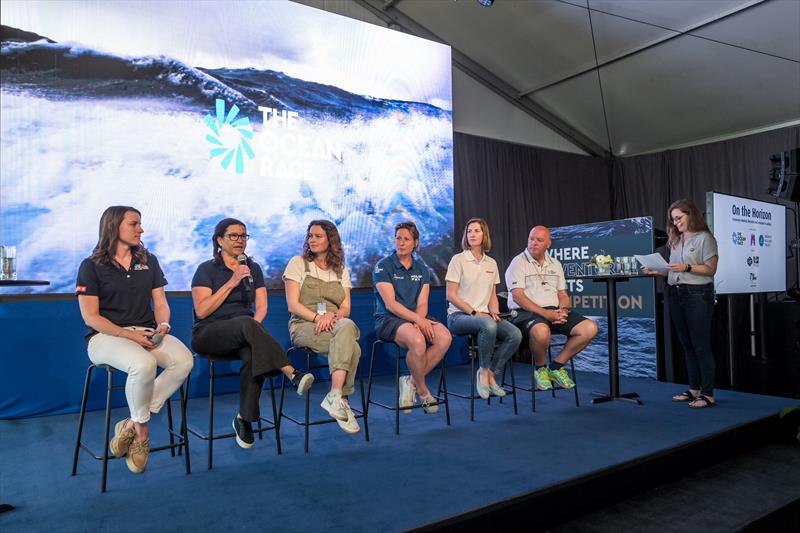 “On the Horizon: A journey toward equality & inclusion” event in Sailors Terrace Newport - photo © Sailing Energy / The Ocean Race