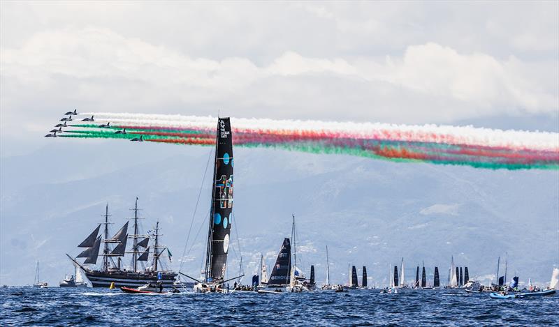 11th Hour Racing Team celebrating winning the Ocean Race 2022/2023 - 29 June, 2023 - photo © Harry KH / 11th Hour Racing / The Ocean Race