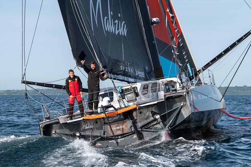 Team Malizia's sailors onboard Malizia - Seaexplorer in Newport last May - photo © Ricardo Pinto / Team Malizia