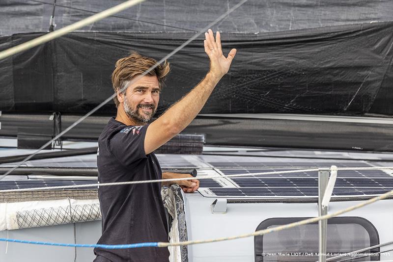 Boris Herrmann, skipper of Team Malizia photo copyright Jean-Marie Liot / Défi Azimut - Lorient Agglomération taken at  and featuring the IMOCA class