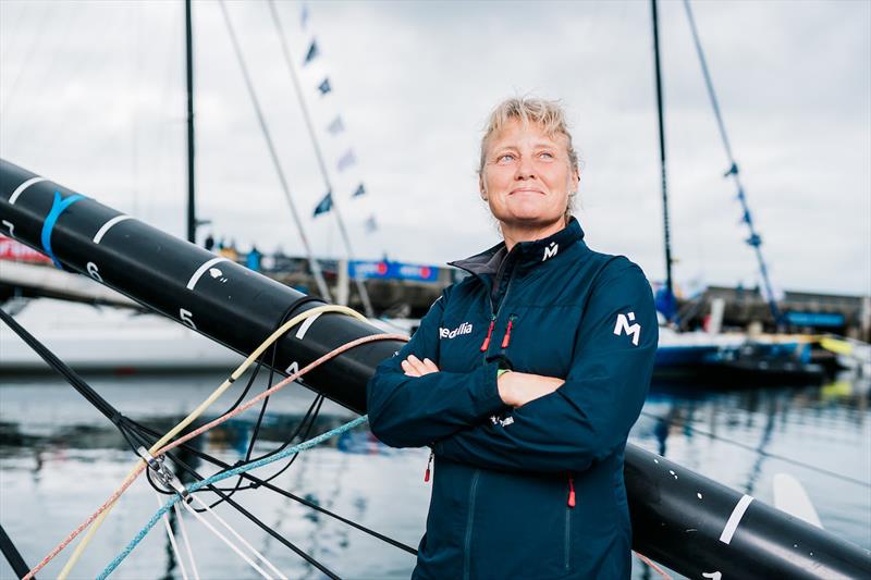 Pip Hare photo copyright Jean-Louis Carli taken at  and featuring the IMOCA class