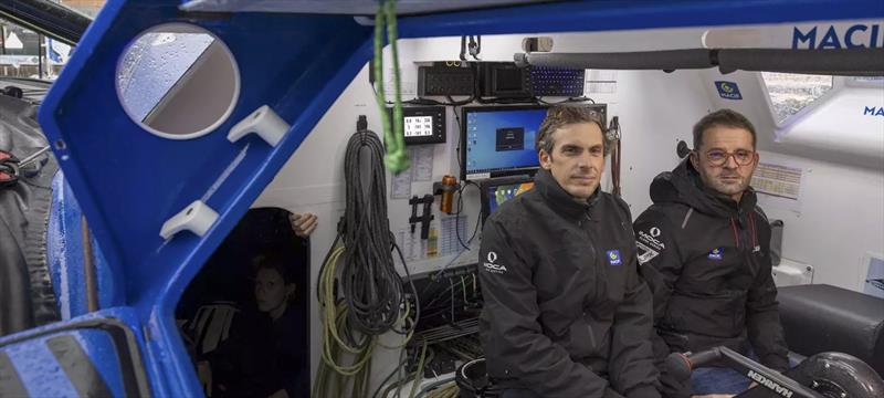 Charlie Dalin and Pascal Bidégorry aboard Macif Santé Prévoyance  - photo © TJV