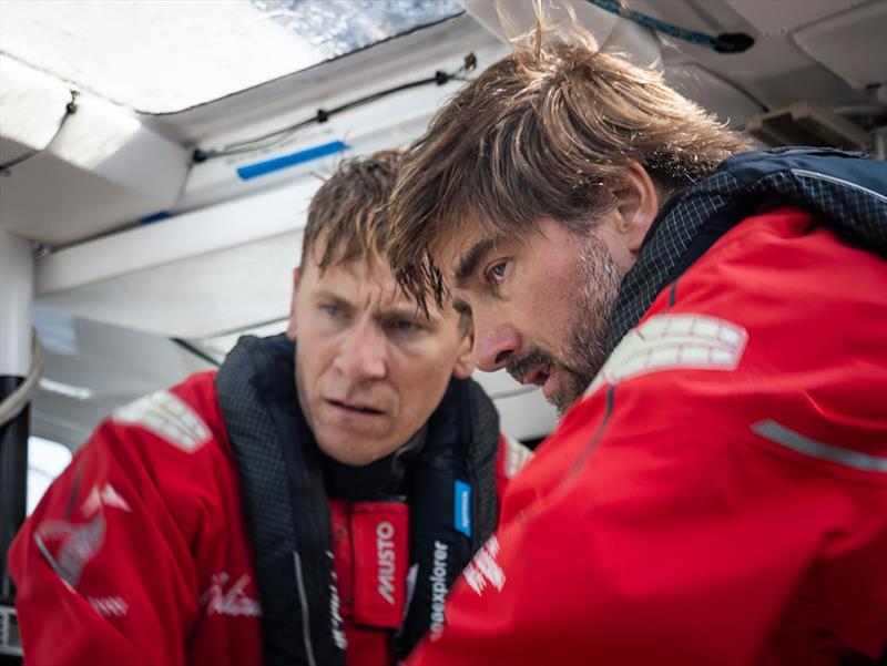 Boris Herrmann (right) and Will Harris (left) before the Transat Jacques Vabre - photo © Antoine Auriol / Team Malizia