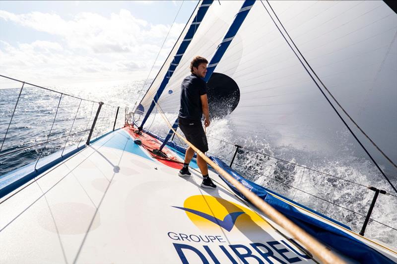 First four days of the Transat Jacques Vabre in the IMOCA fleet - photo © Martin Viezzer / Groupe Dubreuil